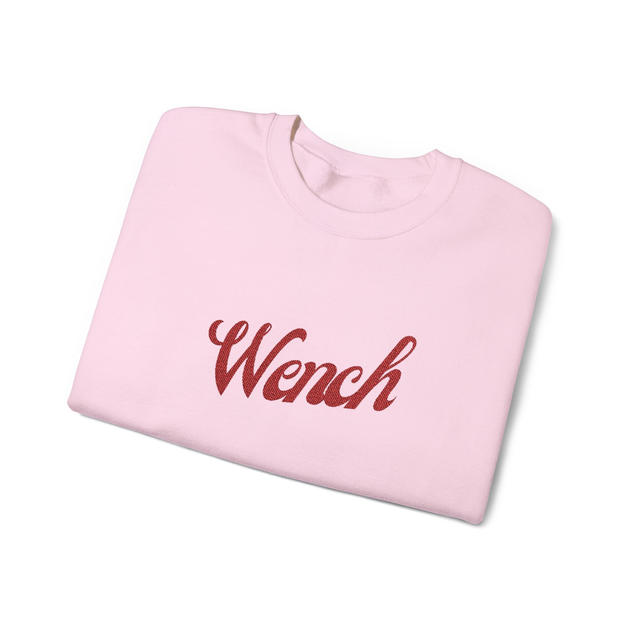Embroidered "Wench" Unisex Heavy Blend™ Crewneck Sweatshirt