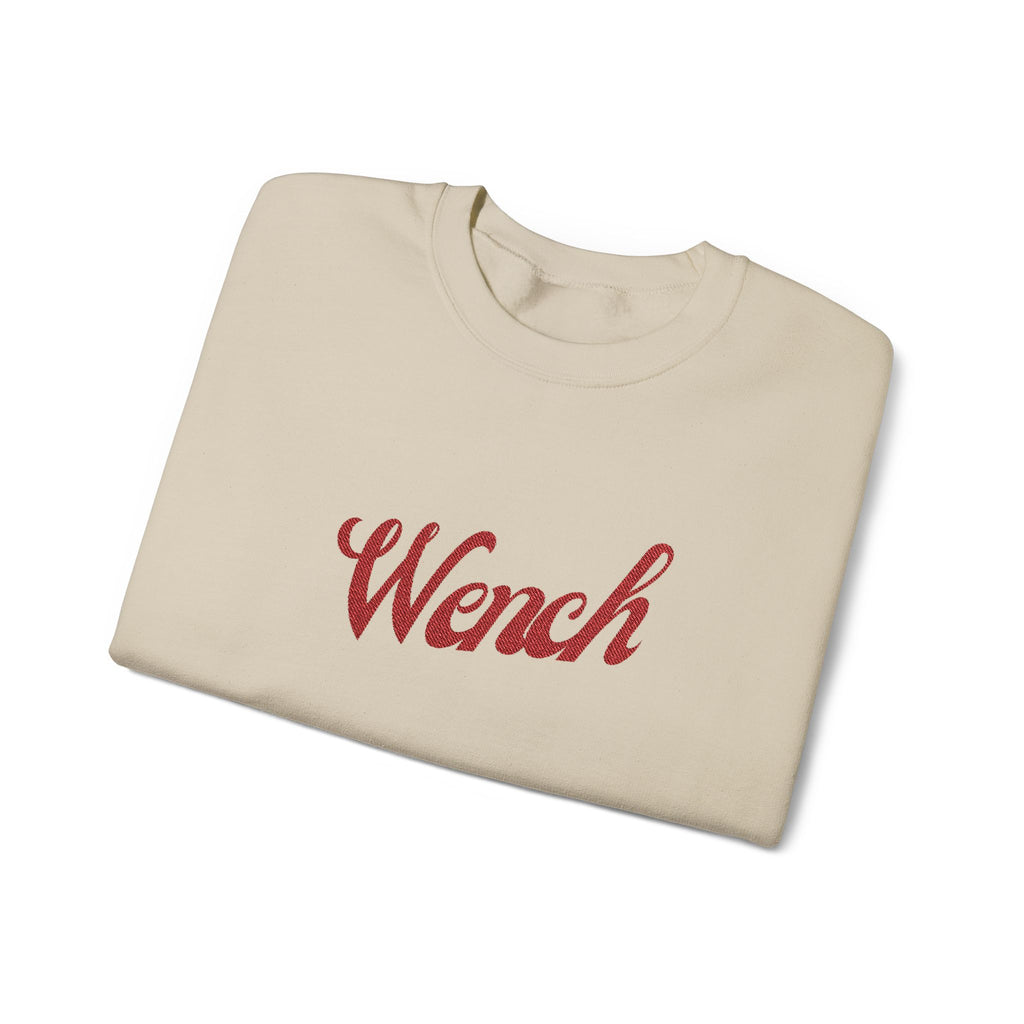 Embroidered "Wench" Unisex Heavy Blend™ Crewneck Sweatshirt